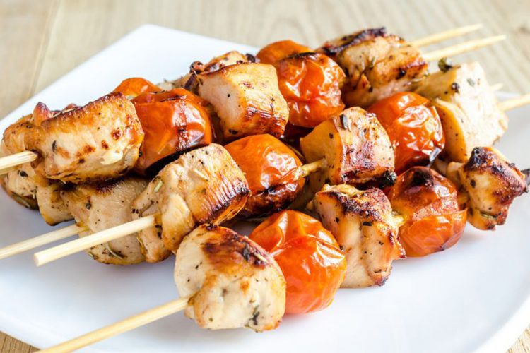 Shishqebab pule 2 cop / chicken shishqebab 2 pieces