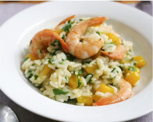 PUMPKIN SHRIMP RISOTTO