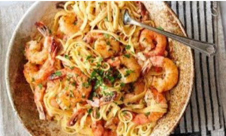 Shrimp&Zucchini Linguine