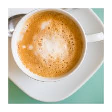 Hot/cold latte coffee