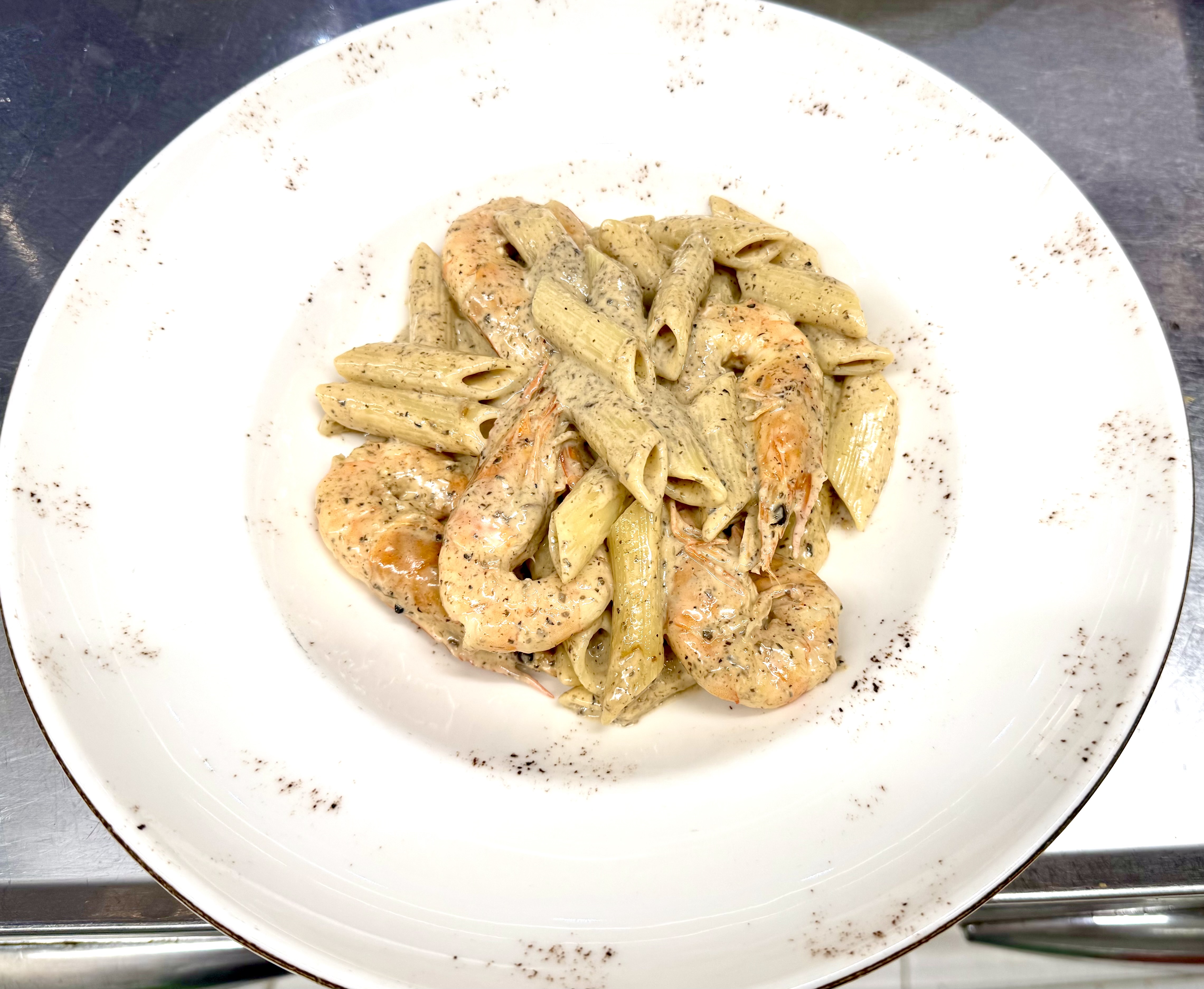 Penne Shrimp Truffles