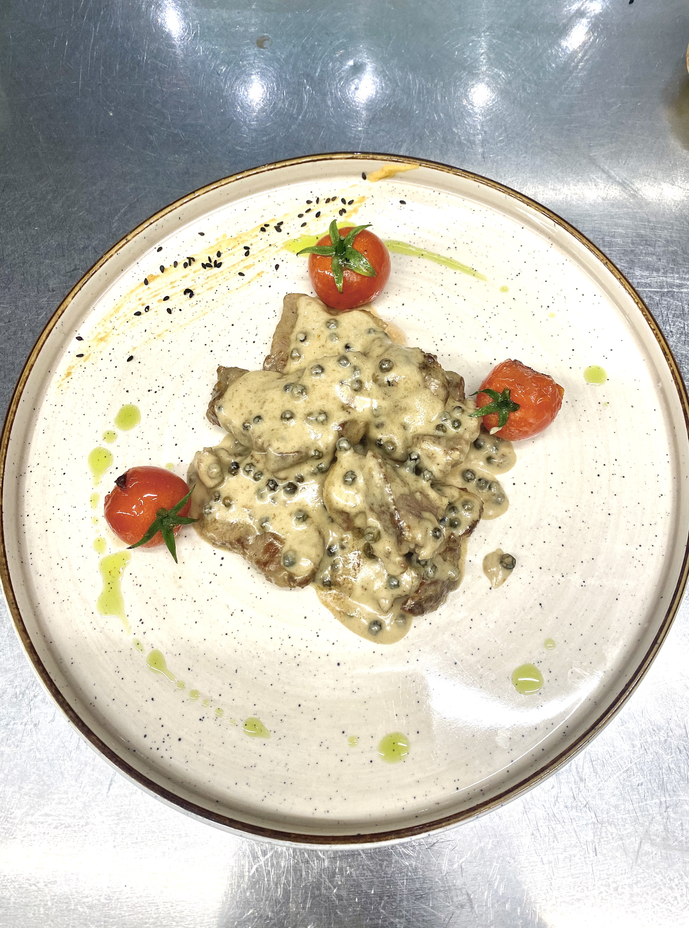 Veal fillet Pepe Verde 250gr