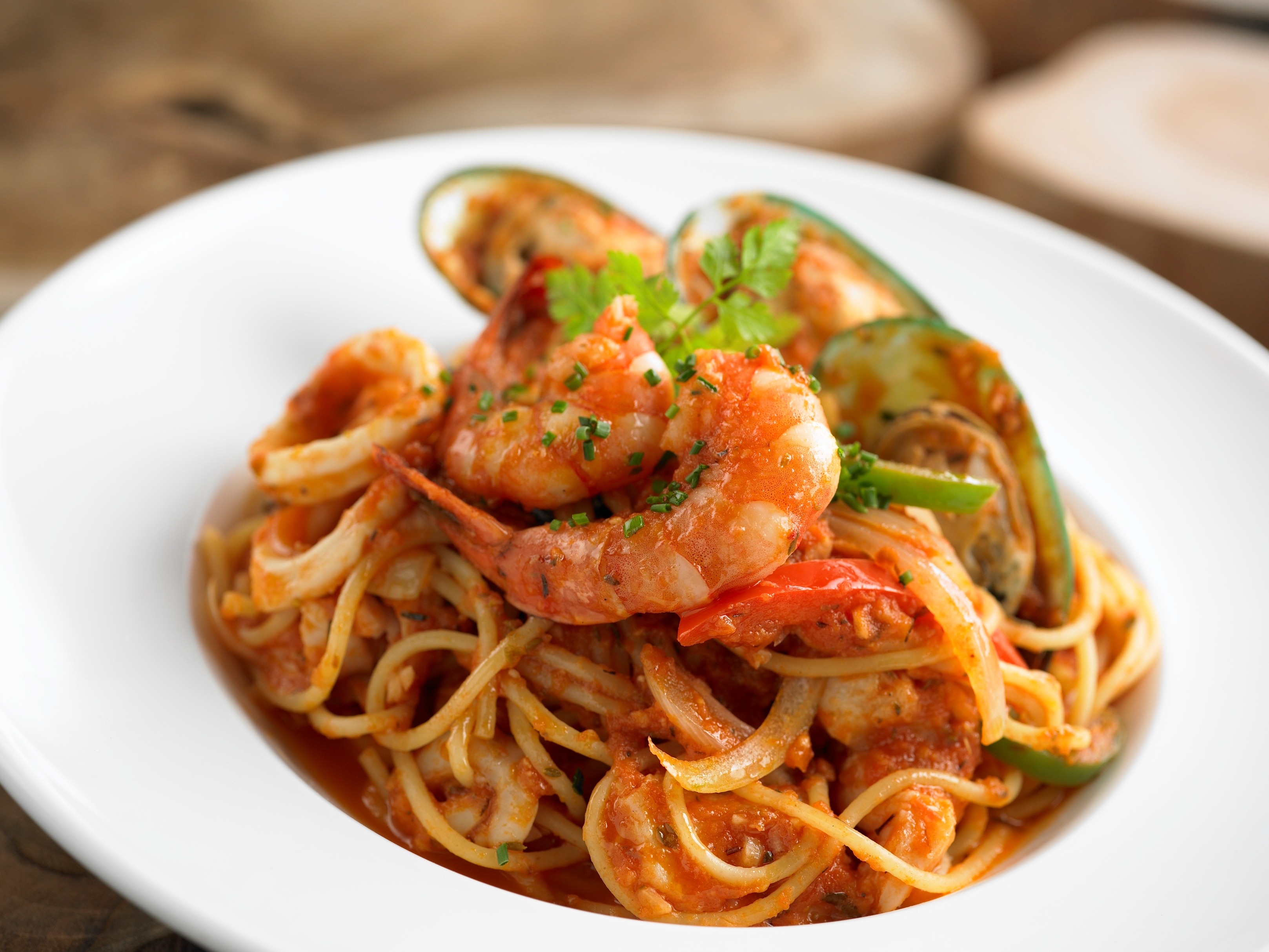 Linguini with Seafood