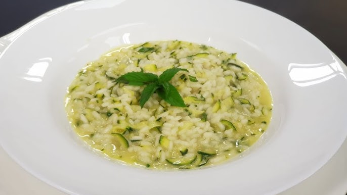 Broccoli cream risotto