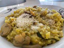 Beef truffle risotto