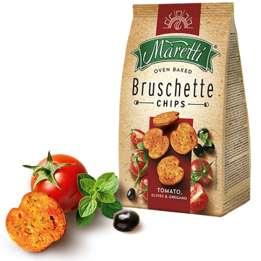 BRUSCHETTE MARETI TOMATO AND OLIVES