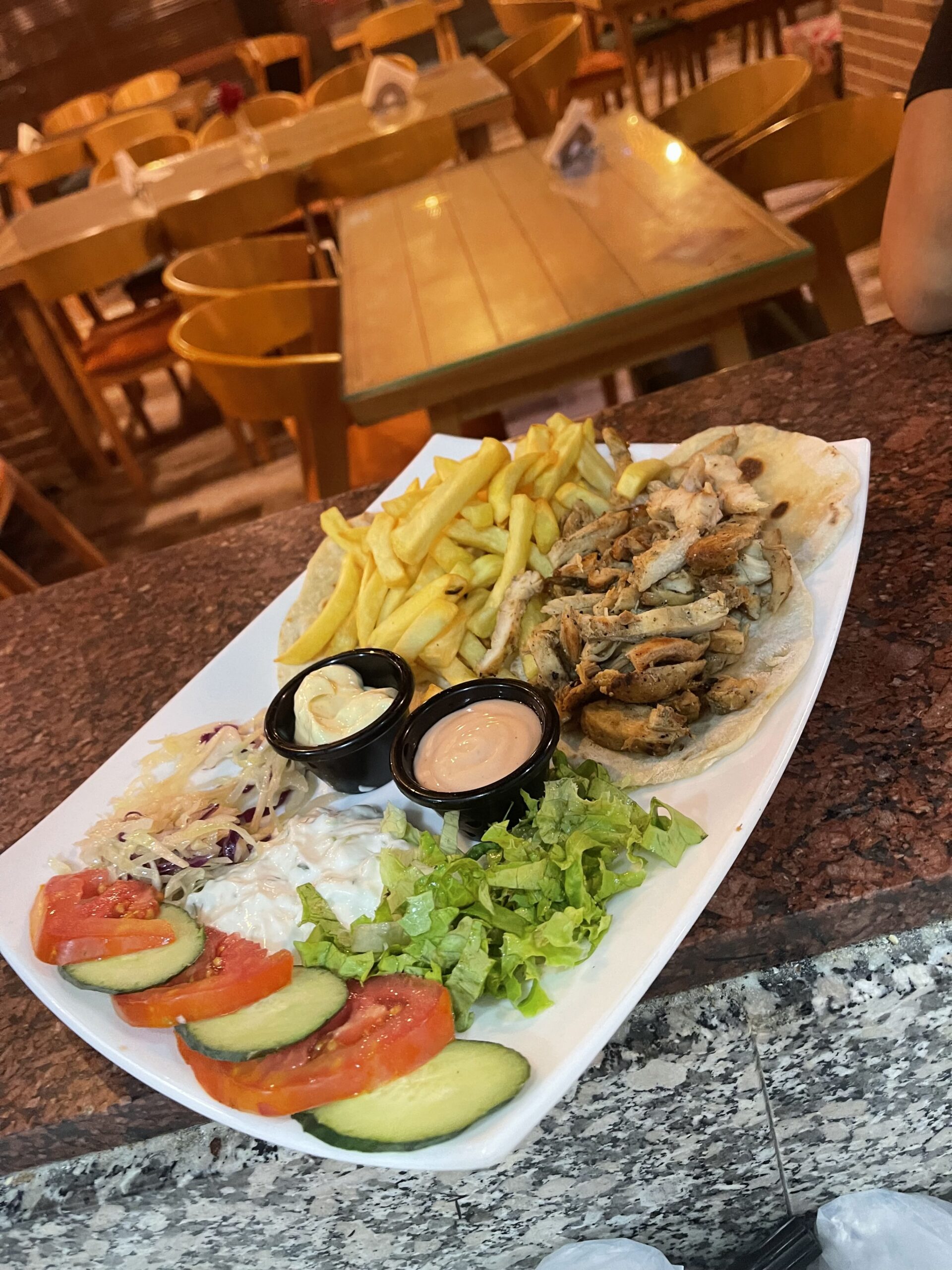  Open-faced potato burrito