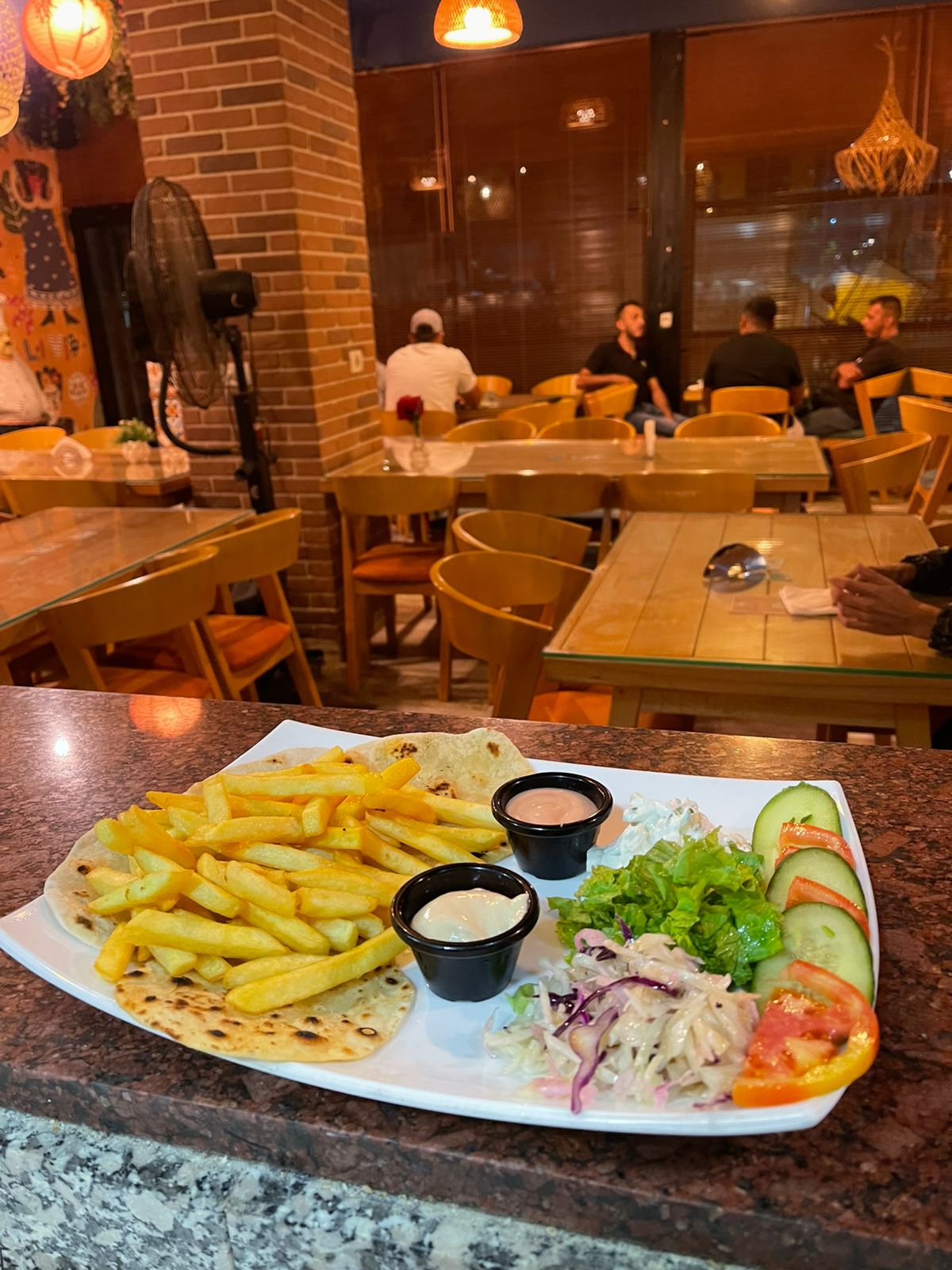 Vegetarian Open Burrito