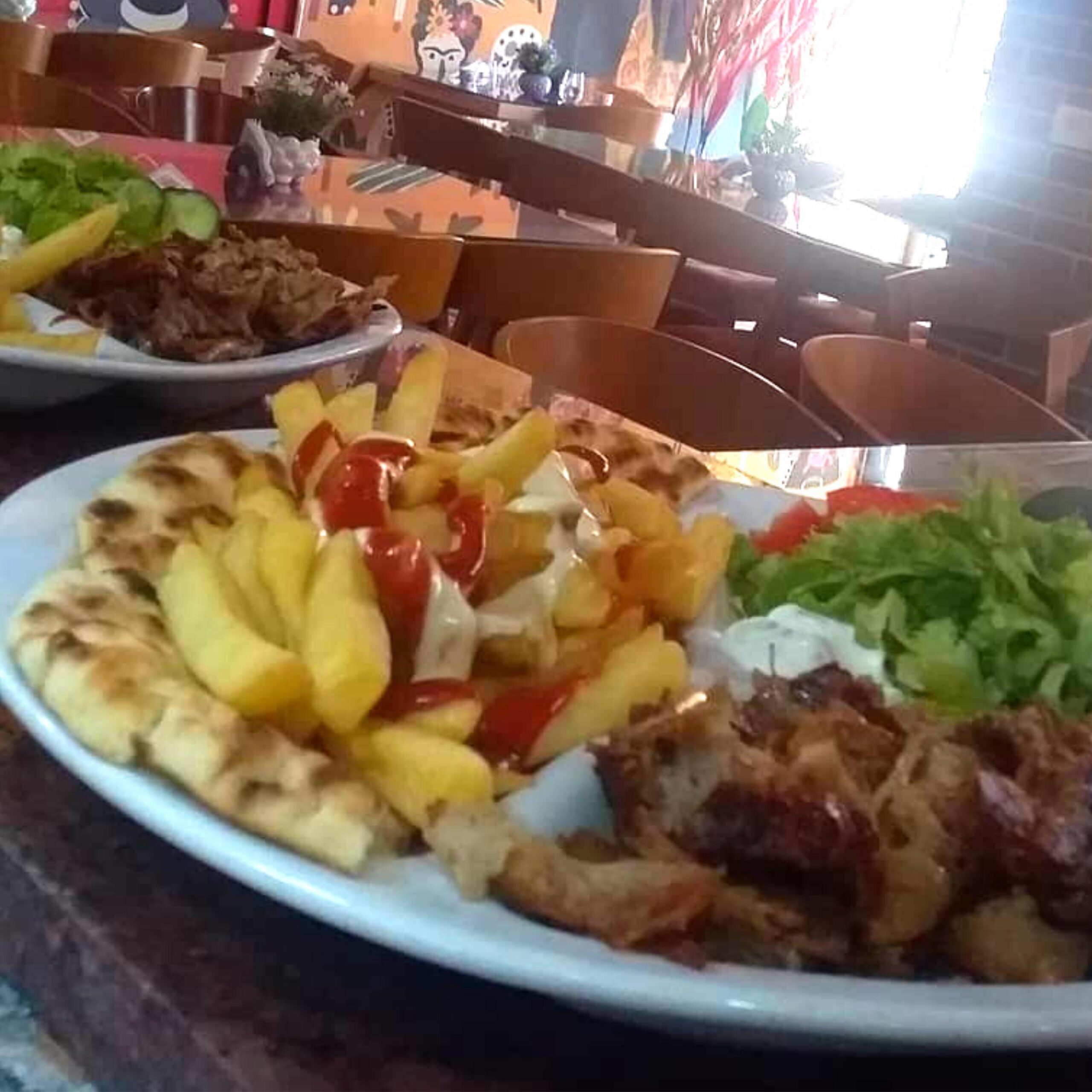 Open-faced Pork Soufflé