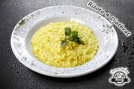 Saffron shrimp risotto