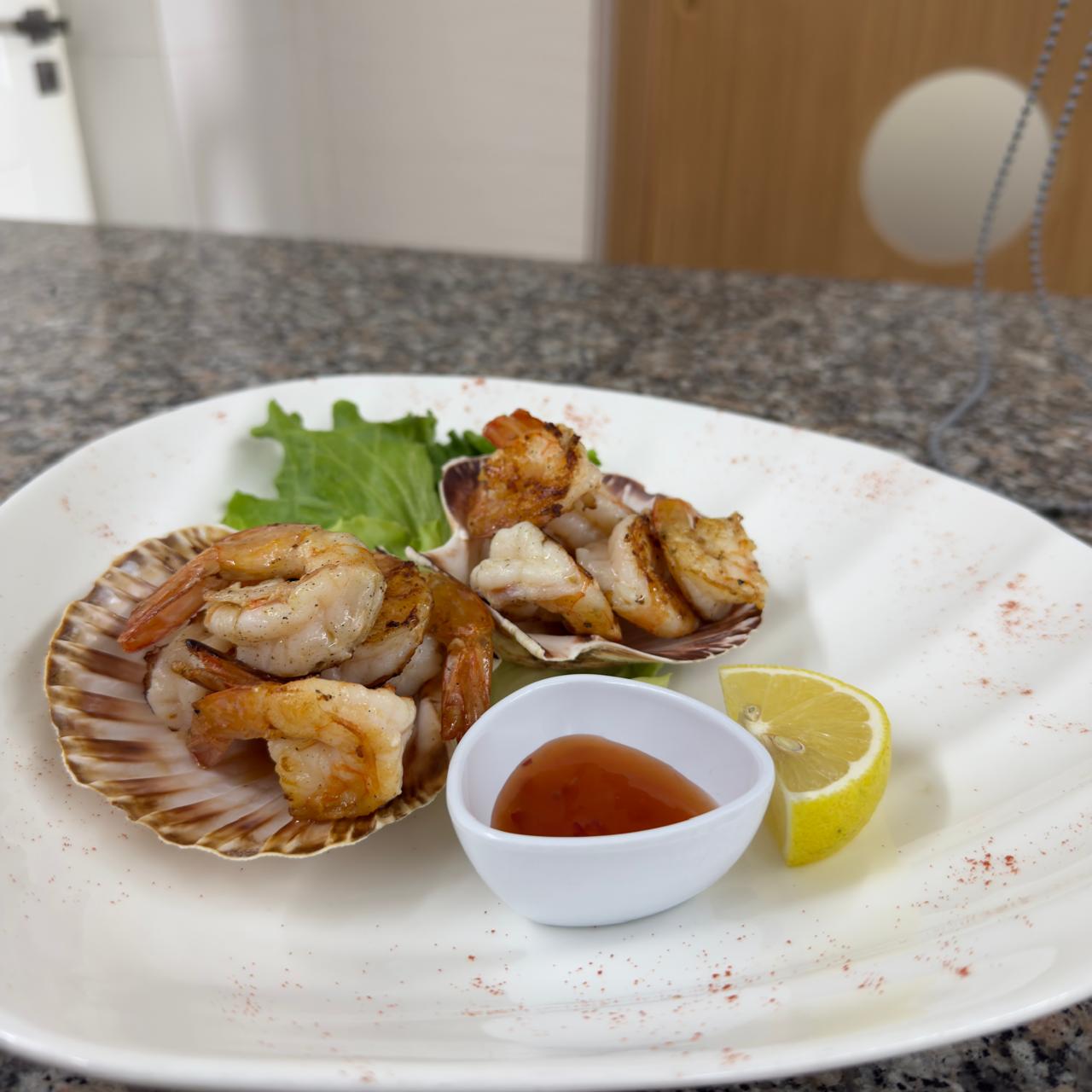 Karkalec Zgarë / Grilled Shrimp